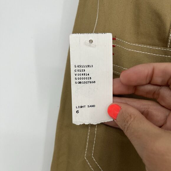BDG Urban Outfitters NWT Khaki Low Rise Bootcut Cargo Pants Size 6 - Picture 6 of 10